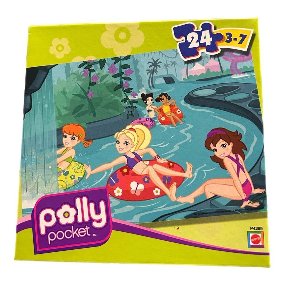 Y2K Mattel Polly Pocket 24 Piece Jigsaw Puzzle 2008